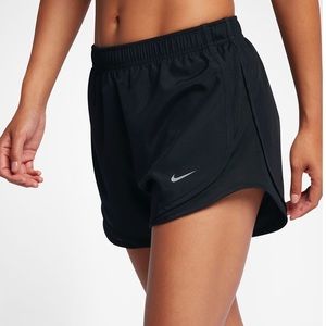 Nike Black dri-fit running shorts